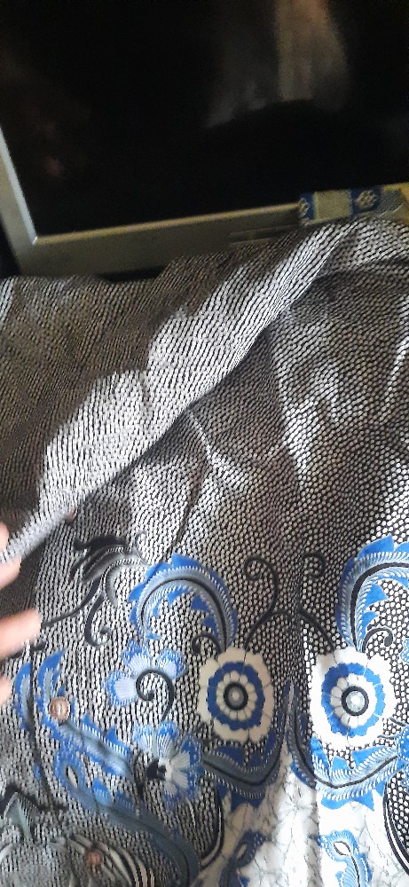 M231 Kemeja Pria Batik Panjang Hitam 1681