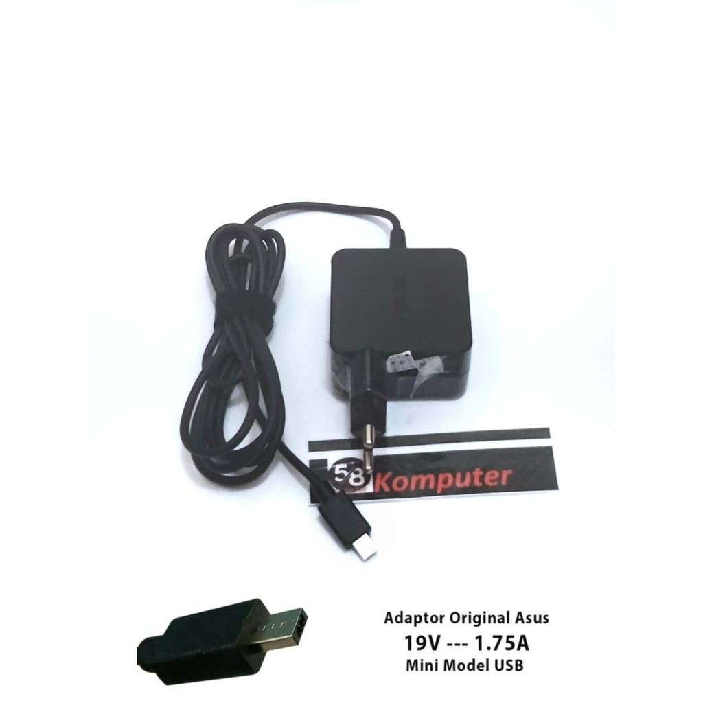 Adapter Charger Laptop Vivobook E200H E200HA 19V 1.75A 33W Micro-USB