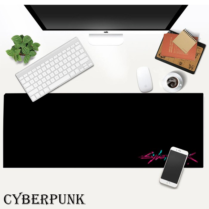 Mouse Pad / Mousepad Gaming Panjang Motif Cyberpunk Size 80x30Cm