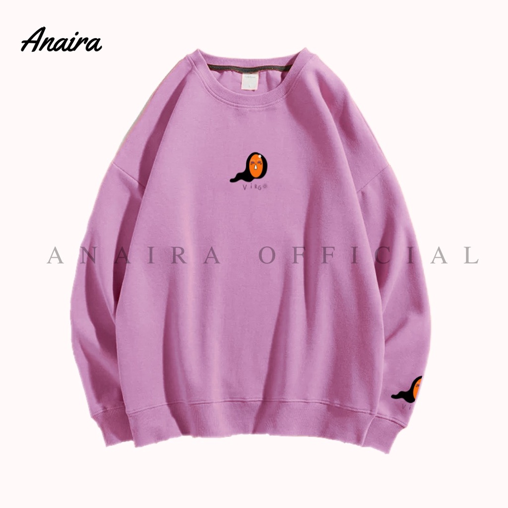 VIRGO SWEATER CREWNECK WANITA ANAIRAOFFICIAL