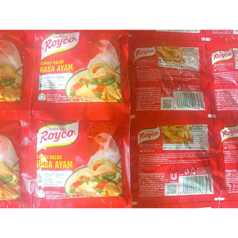 ROYCO Bumbu Kaldu Rasa Ayam| Per Renceng Gantung 9 gr x 12 sachet