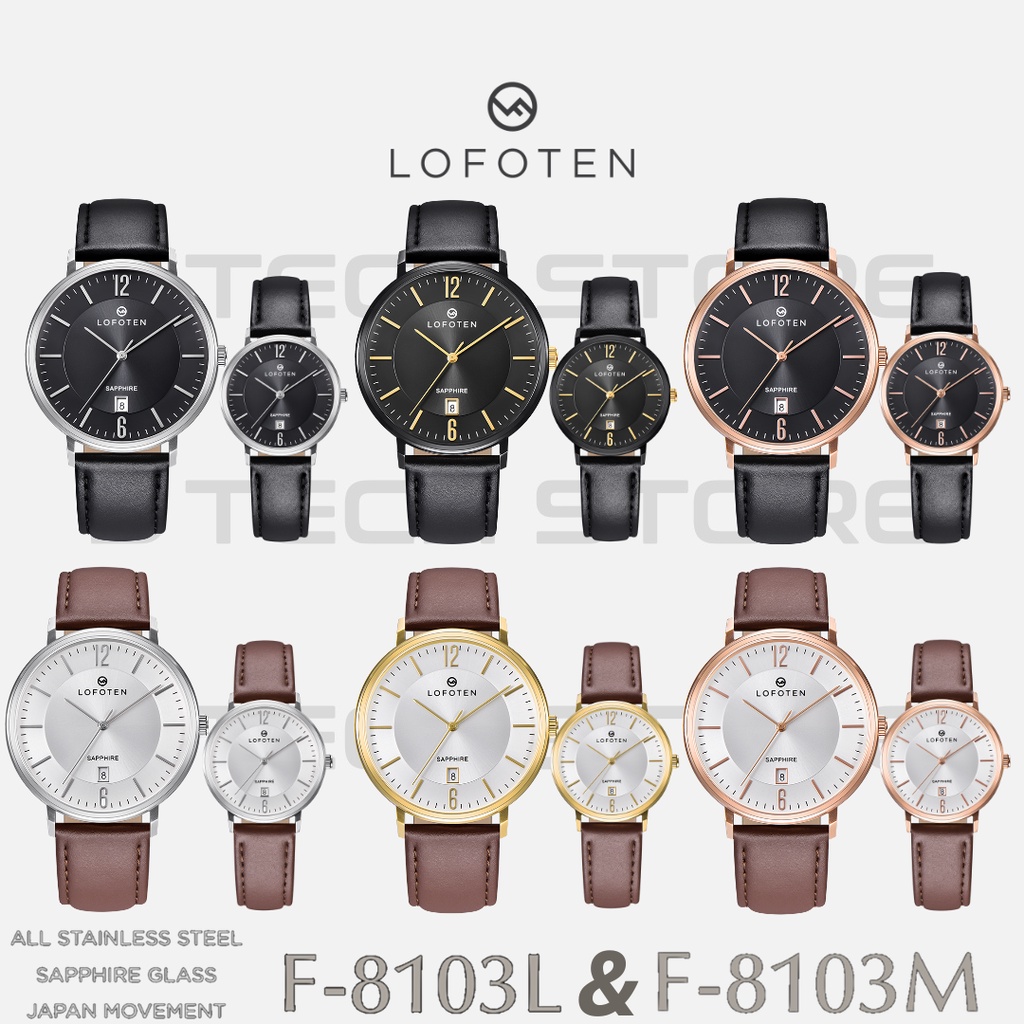 Jam Tangan Couple LOFOTEN Original F-8103M/F-8103L LOFOTEN Original 100%