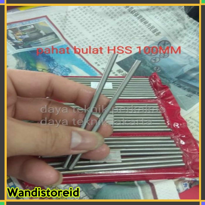 Grosir pahat bulat hss panjang 100mm 6mm - pahat bubut bulat - pisau bubut bulat Keren