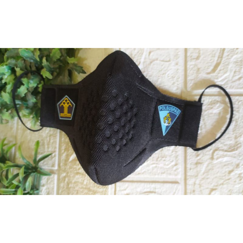 MASKER TOMO LIFEMASK STRONGER KEMENKUMHAM/ POLSUSPAS / PEMGAYOMAN FILTER KARBON AKTIF