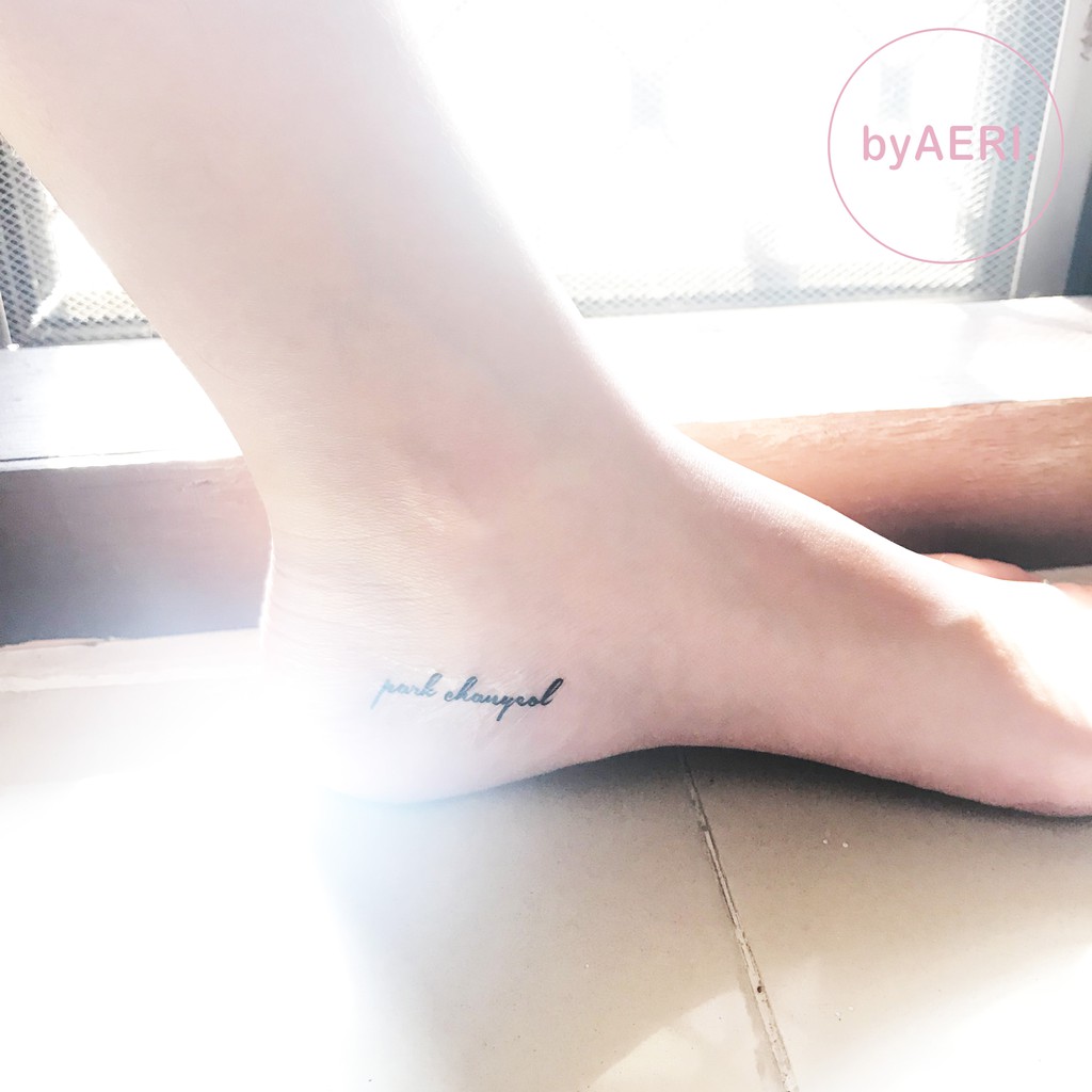 E X O NAME TEMPORARY TATTOO (NON-PERMANEN KPOP TATO)