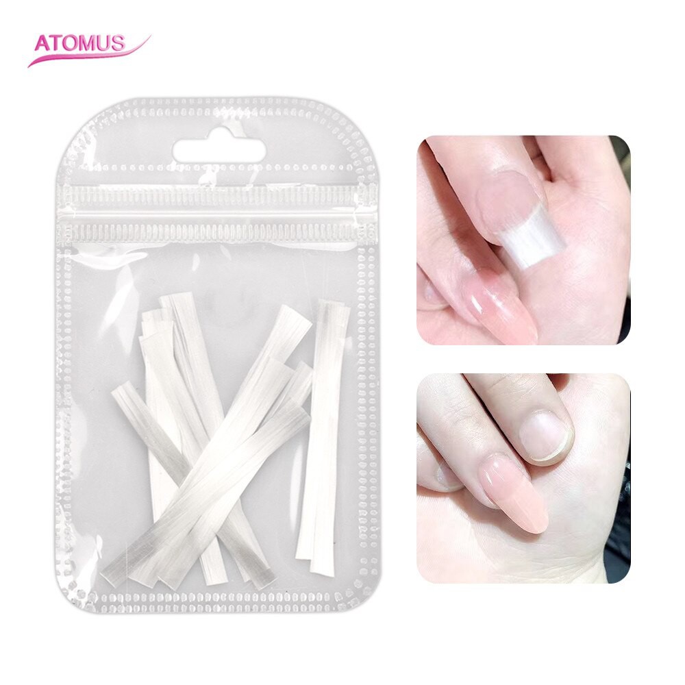 

PRODUK IMPORT Nailart Extension Fibernails Fiberglas Nail Form Acrylic Tips Fiber Glass for Nails
