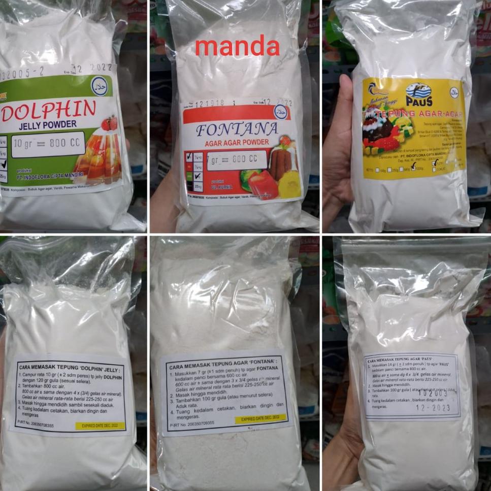 

Produk Terkini.. Agar-agar bubuk jelly putih plain Fontana Dolpin Paus 100 gram 8IQ