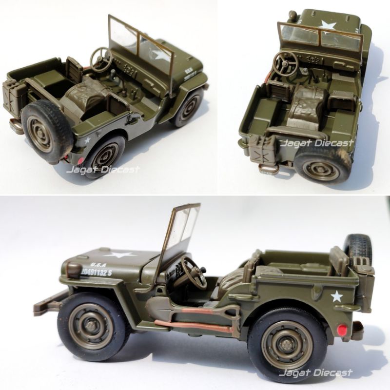 Newray Diecast Jeep Willys Jeep Perang Jeep Willys Diecast Jagat Diecast