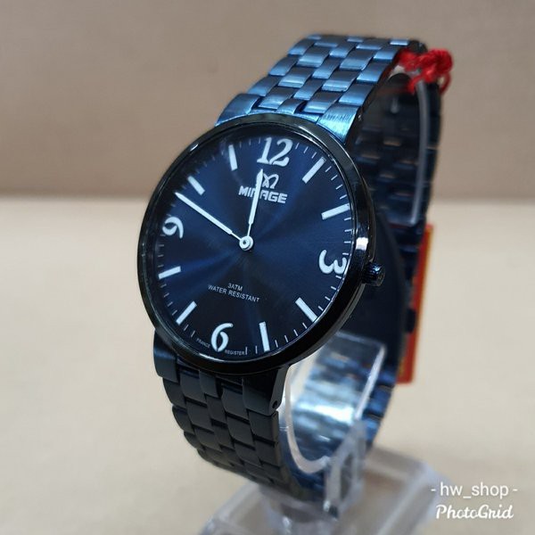 Jam Tangan Pria Mirage 8632 Biru Original