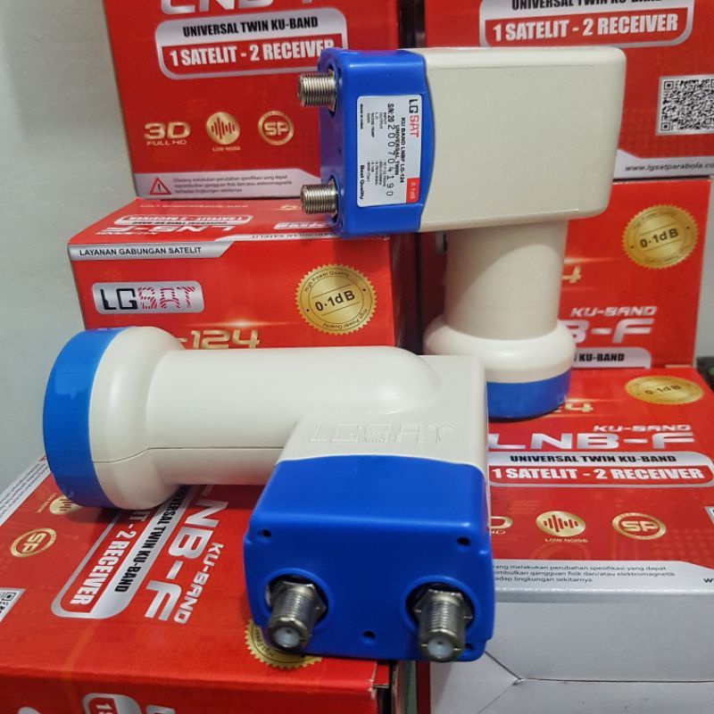 LNB Ku Single LGSAT Dual Output Dual Receiver