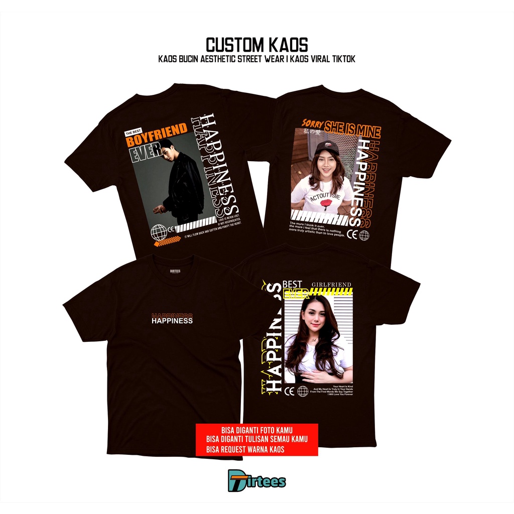 KAOS BUCIN | AESTHETIC | VIRAL TIKTOK | CUSTOM DESAIN SUKA-SUKA