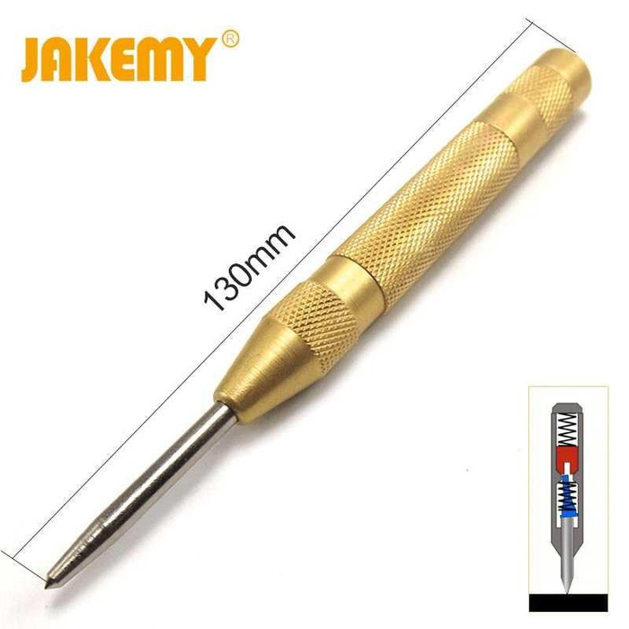 Automatic Center Punch Penanda Titik Bor 130mm - GJ0107 KHF Gold Grab Medan