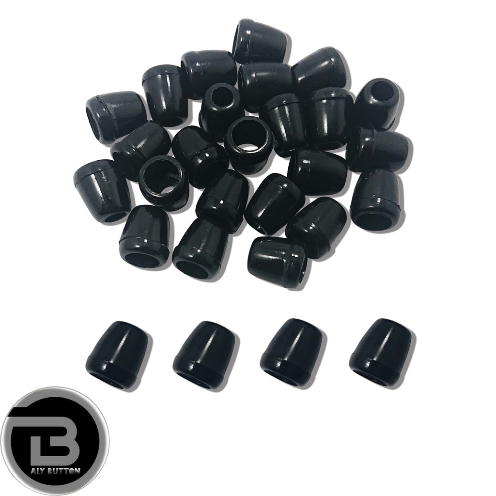 STOPPER TALI KUR STOPPER JAMBU HITAM 12 MM PER 100 PCS