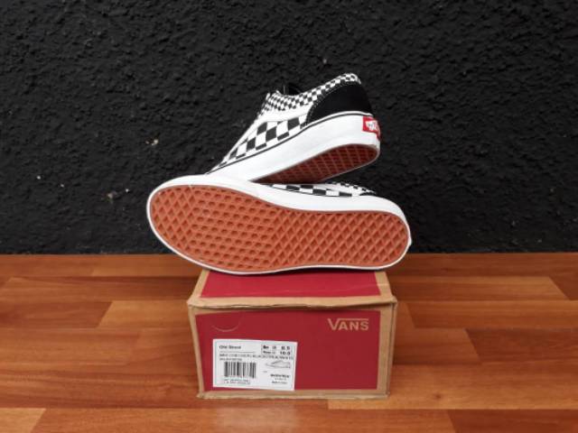 Vans OLD SKOOL MIX CHECKER BLACK TRUE WHITE PREMIUM BNIB MADE IN CHINA Waffle DT Size 40/41/42/43/44