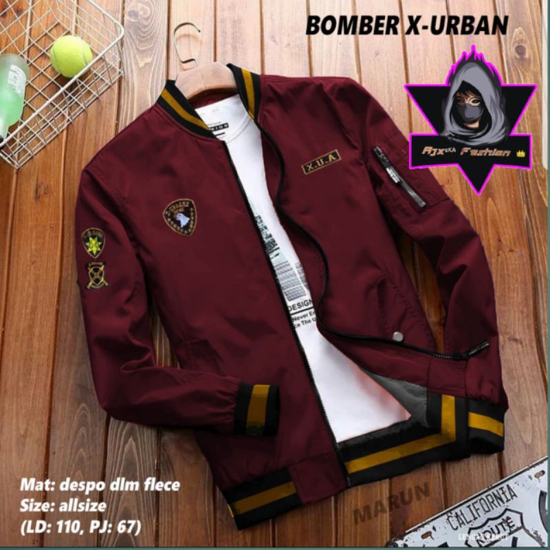 BOMBER URBAN XUA / BOMBER URBAN / BOMBER MOTIF / BOMBER PRIA / BOMBER MURAH