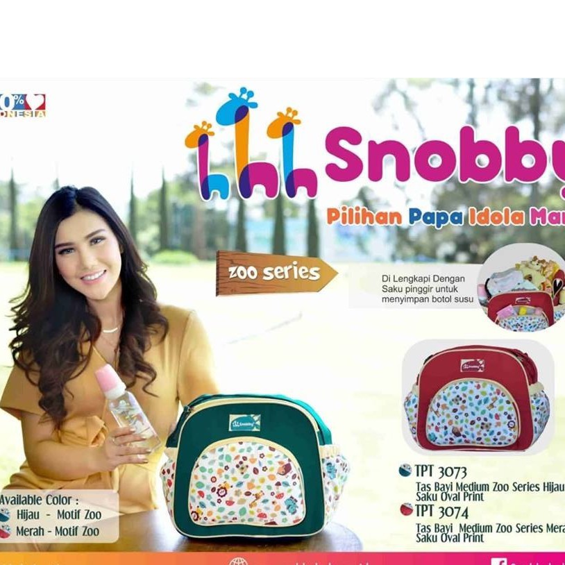 Snobby Tas Bayi Snobby Besar / Sedang / Kecil Seri Squirrel TPT5671 TPT5672 TPT5673 LDA