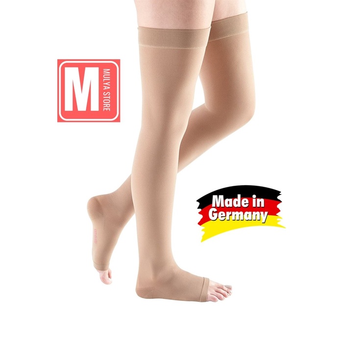 Stoking - Stocking Varises Sepaha Buatan Jerman Mediven Plus Thigh Open Toe - Vii