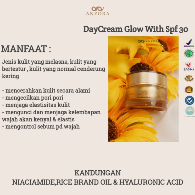 Day cream glow Anzora