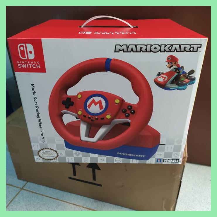 hori nintendo switch mario kart racing wheel pro mini