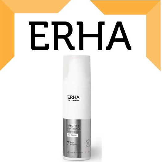 Erha - Truwhite Arbutin & Panthenol Brightening Day Cream 30G - Krim Pagi Pencerah Wajah