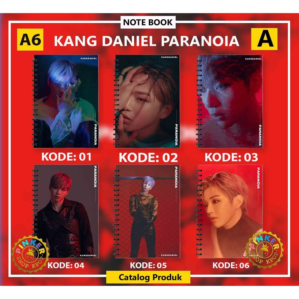 

Note/Notebook A6 KANG DANIEL PARANOIA 2