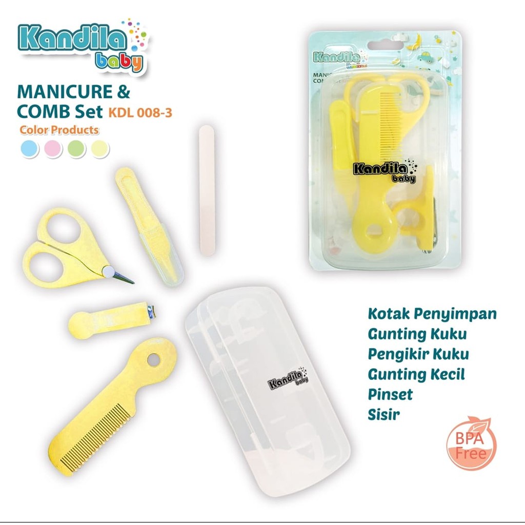 Kandila Baby Manicure&amp;Comb Set