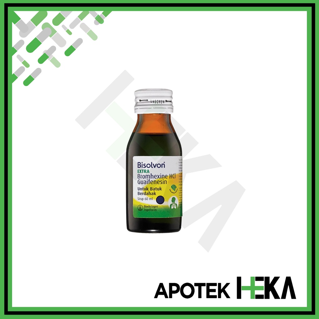 Bisolvon Extra Syrup 60 ml - Sirup Obat Batuk Berdahak (SEMARANG)
