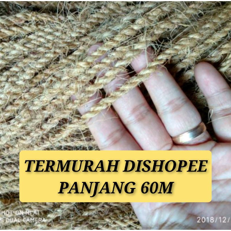 

Tali serabut kelapa ijuk cocofiber 60meter