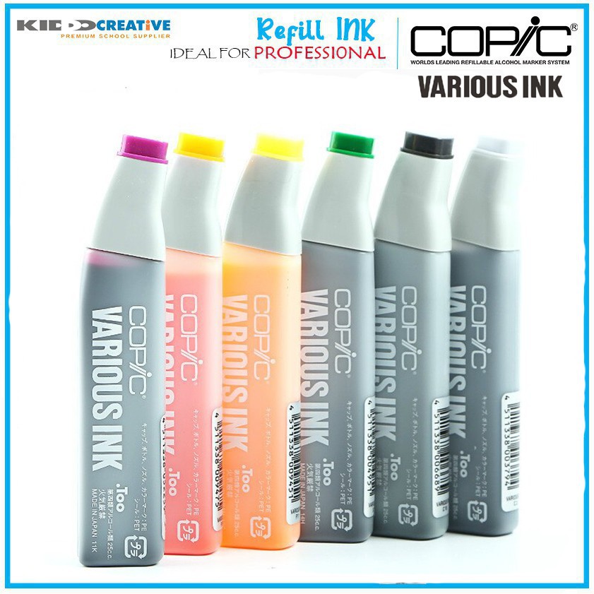 

COPIC VARIOUS INK 25 ML REFILL ( YG )