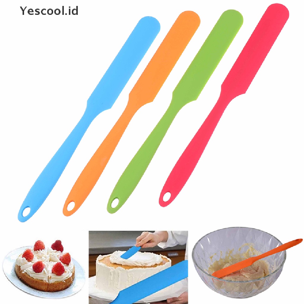 1 Pc Spatula Bahan Silikon Anti Lengket Untuk Alat Dapur