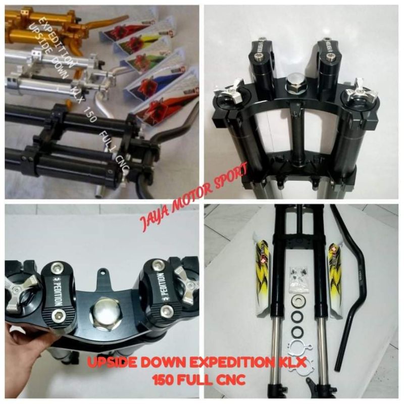 upside down depan mrek expedition Kawasaki KLX 150 full cnc