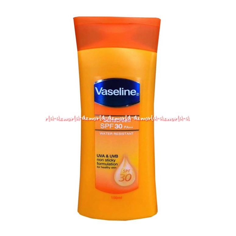 Vaseline Healthy Sunblock SPF 30 UV 100ml Protection Lotion Handbody Orange  Hand Body