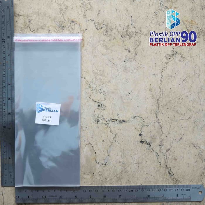 

Dijual PLASTIK OPP 11,5X23CM KW2 100LBR Obral