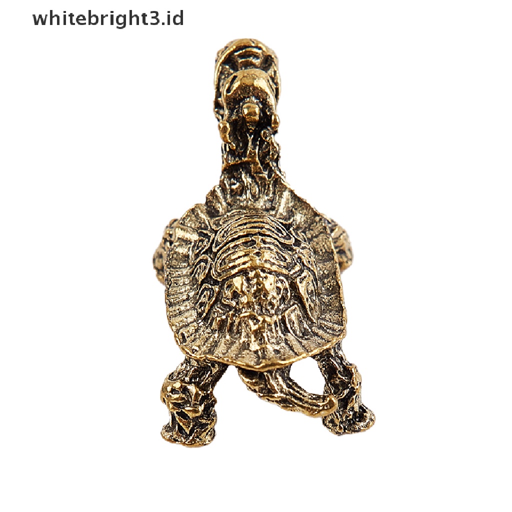 (whitebright3.id) 1pc Patung Kurakura Naga Retro Bahan Metal Untuk Dekorasi Meja / Hadiah