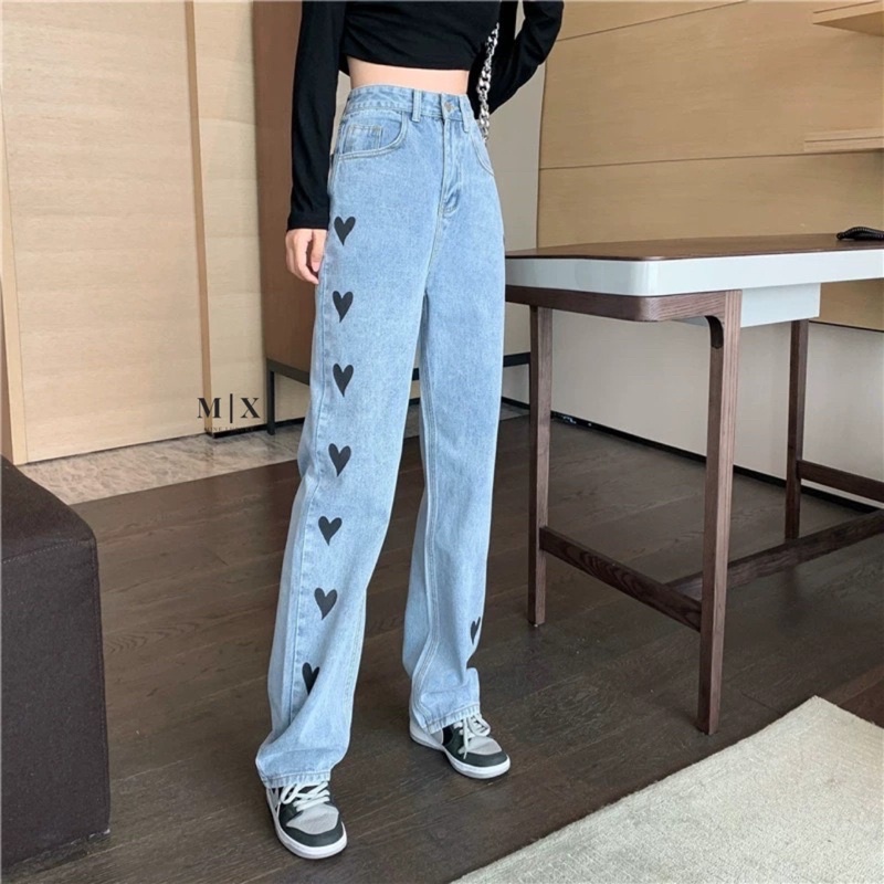 JEANS IMPORT HIGHWAIST CULLOTE KULOT FASHION DENIM CELANA WANITA PANTS MX851