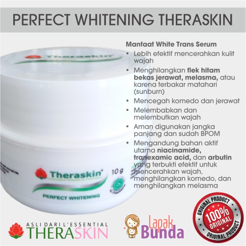 KRIM MALAM FLEK HITAM MEMBANDEL PERFECT WHITENING THERASKIN