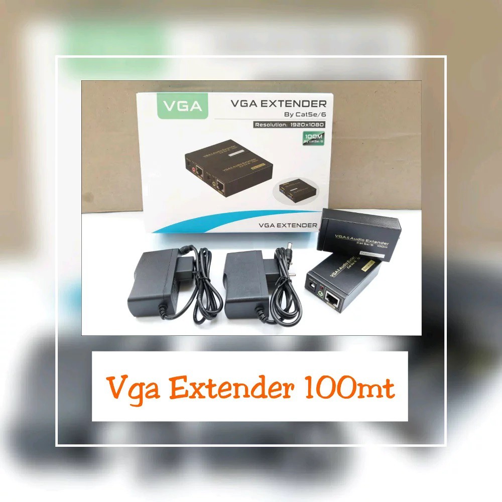 Vga Extender 100meter Via UTP Cable