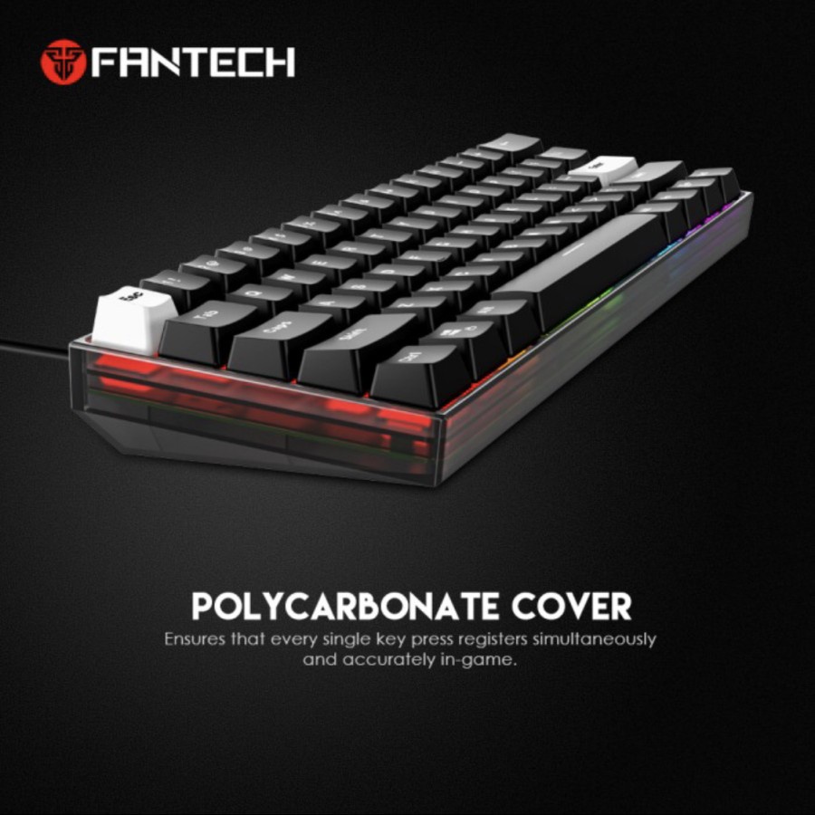 Fantech Maxfit61 FROST Mechanical Gaming Keyboard 60% MK857 Maxfit 61