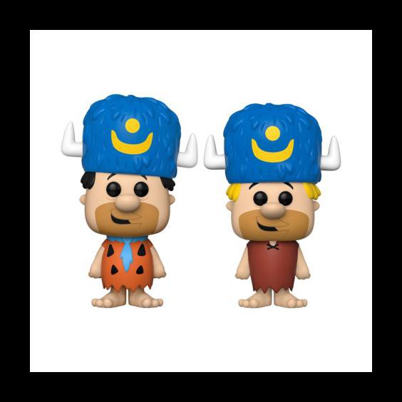 Promo Funko Pop Exclusive Flinstones 2 Pack- Fred Flintstone & Barney Rubble Action Figure Al1