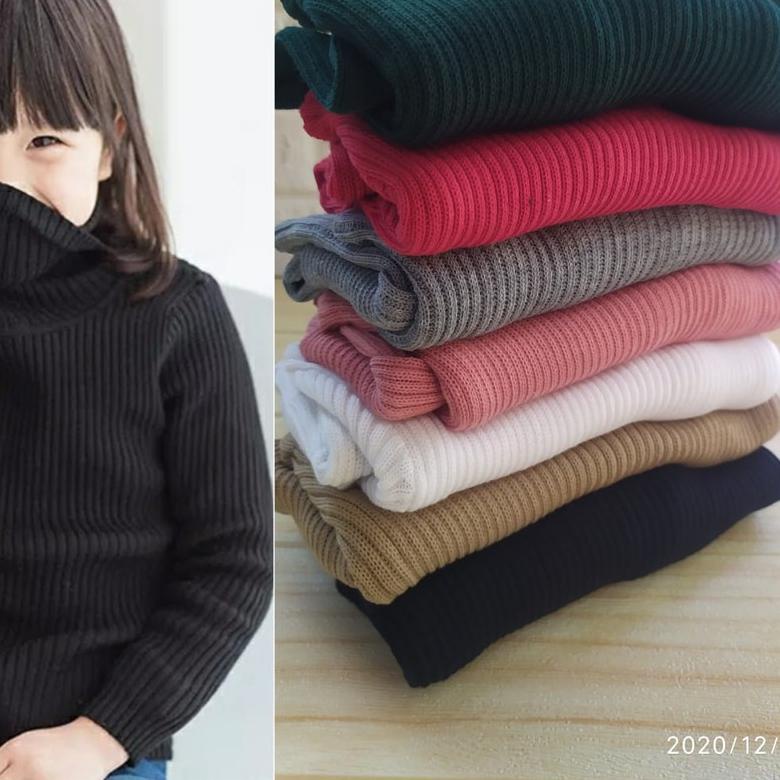 ➽ sweater rajut anak-sweater rajut turtleneck anak ❅