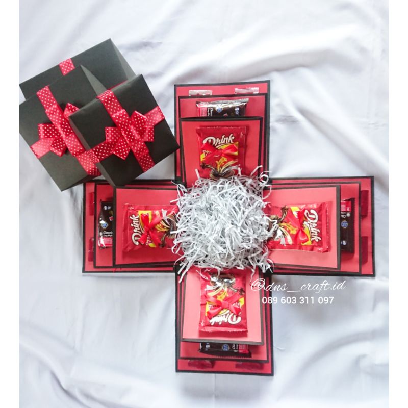 

explosion box snack kado unik by @dns_craft.id