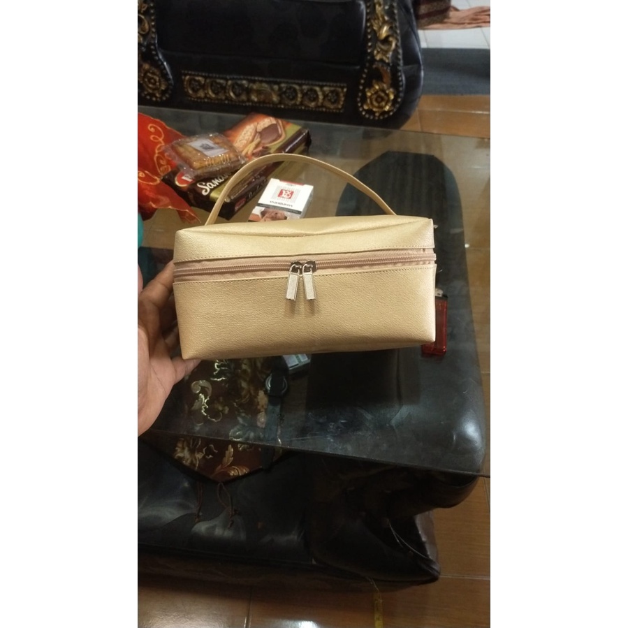 souvenir dompet kosmetik model kubus