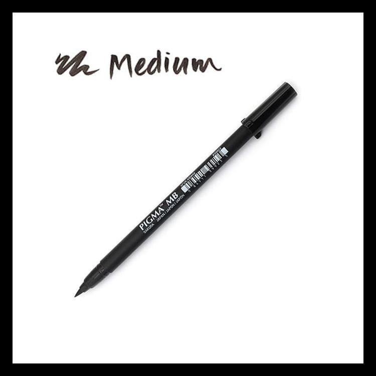 

BAYAR DI TEMPAT (COD) SAKURA PIGMA PROFESSIONAL BRUSH PEN - MEDIUM - BLACK KODE 512
