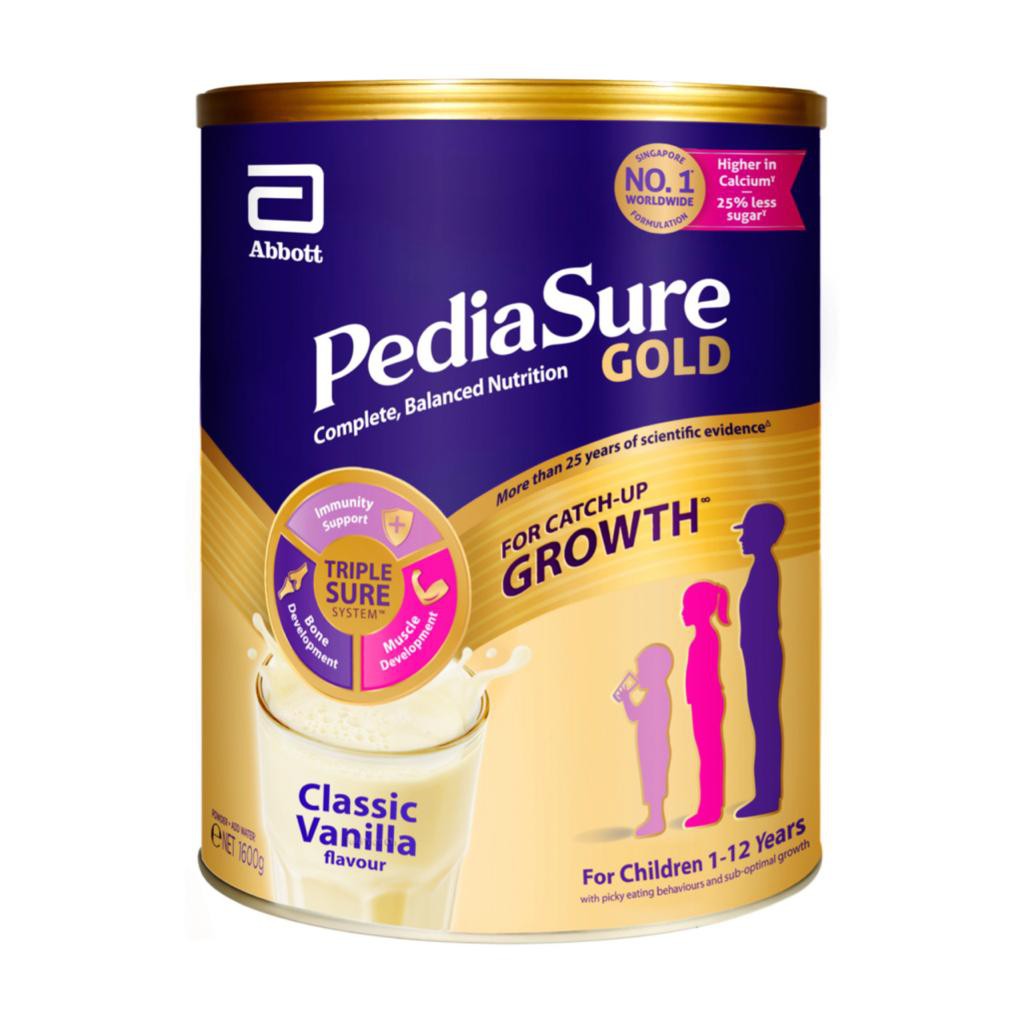 PediaSure Gold TripleSure Milk Powder 1600g - Classic Vanilla