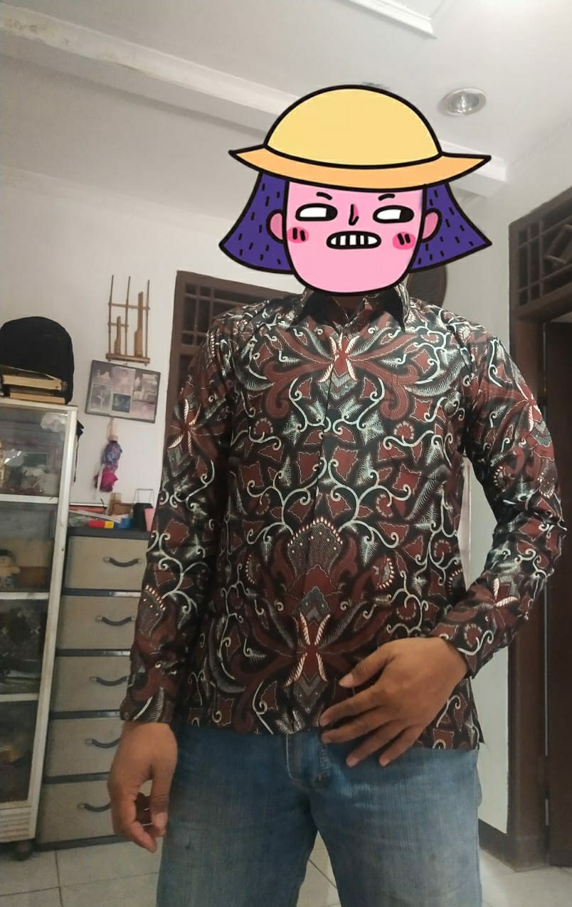 Kemeja Batik Lengan Panjang Unggul Jaya Premium Quality 100% Halus Bac16
