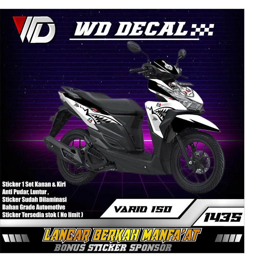 01435 DECAL STICKER SEPEDA MOTOR HONDA VARIO 125 LED