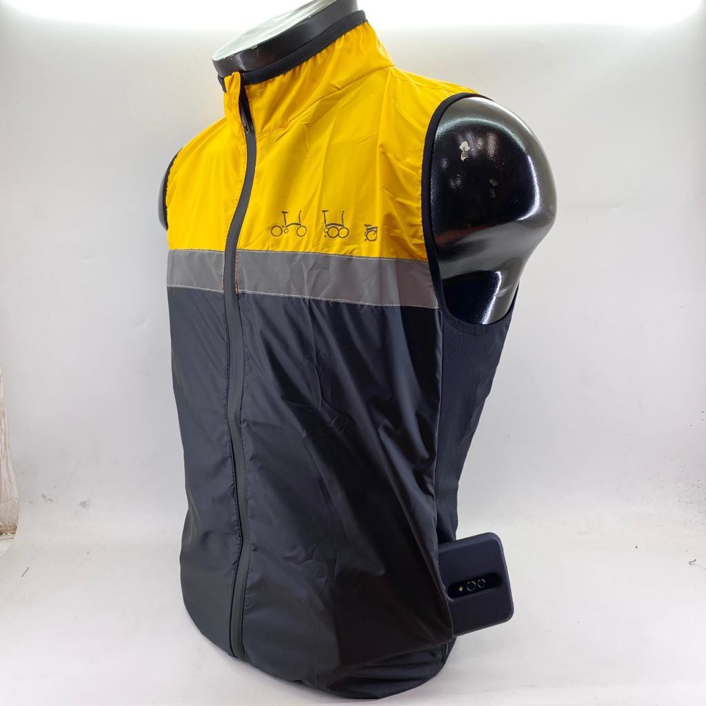 Rompi Gowes Bersepeda Pria Wanita Vest Windbreaker Olahraga Unisex