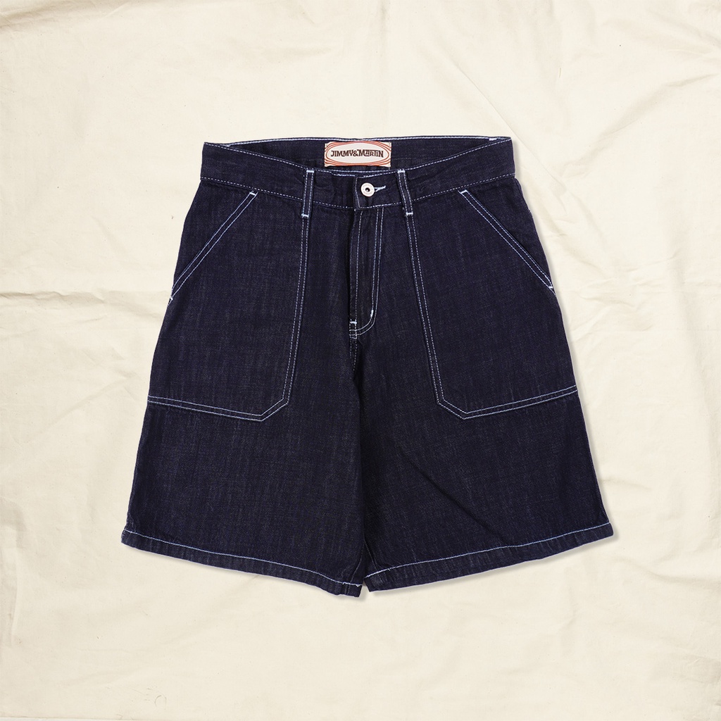 Jimmy and Martin - Fatigue Painter Short Denim Pants - 5435