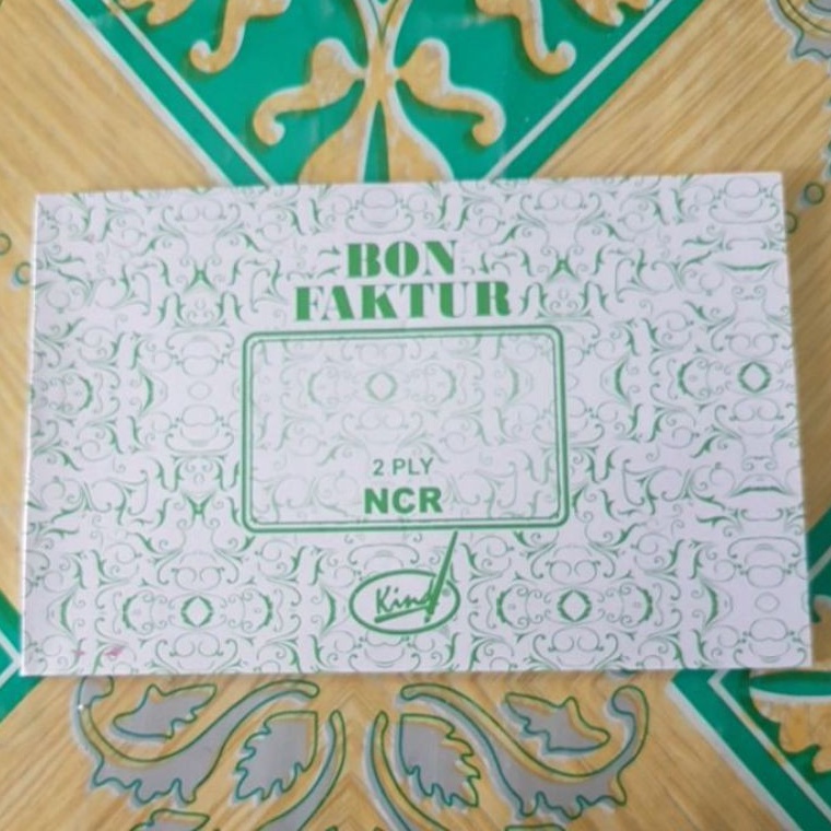 Bon Nota Faktur NCR 2Ply rangkap 2