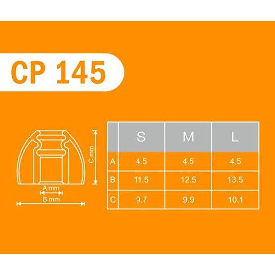 Spinfit Eartips Earpiece CP145 360 Rotation